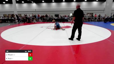 90 lbs Rr Rnd 2 - Joseph Mayer, Ga vs Aiden Ruiz, Fl