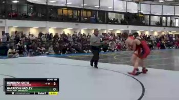 125 lbs Cons. Round 3 - Donovan Ortiz, Ohio Wesleyan University vs Harrison Hadley, Heidelberg University