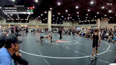 55 lbs Round 2 (6 Team) - Baxter Moore, Alabama Elite Gold vs Kain Brecount, Moyer Elite