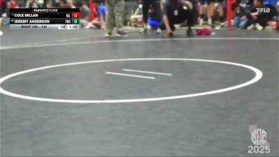 142 lbs Champ. Round 1 - Jeremy Anderson, Folsom Middle School vs Cole Millan, Delta