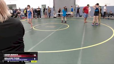 150 lbs 5th Place Match - Asher Bernick, Interior Grappling Academy vs Benjamin Fudge, Anchorage Youth Wrestling Academy
