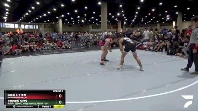 140 lbs Round 1 (6 Team) - Jack Litten, Morris Fitness vs Steven Sims, North Desoto Wrestling Academy