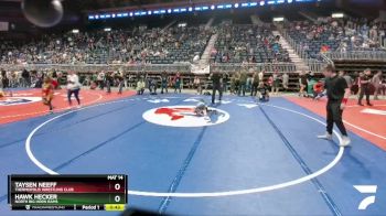 53 lbs Cons. Semi - Hawk Hecker, North Big Horn Rams vs Taysen Neeff, Thermopolis Wrestling Club