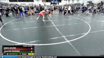 144 lbs Champ. Round 1 - AshLynn Goodwin, KS vs Jenna Secord, NE