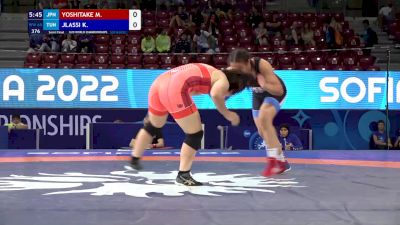 65 kg 1/2 Final - Mahiro Yoshitake, Japan vs Khadija Jlassi, Tunisia