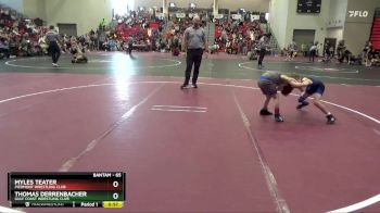 65 lbs Cons. Round 3 - Thomas Derrenbacher, Gulf Coast Wrestling Club vs Myles Teater, Piedmont Wrestling Club