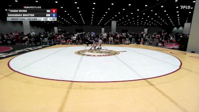 135 lbs Champ. Rd Of 16 - Kasia Wong, Shelton Wrestling Academy vs Savannah Bratten, Rogue Warrior Wrestling
