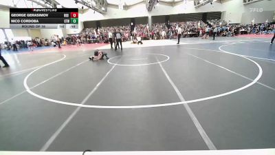 48-B lbs Round Of 16 - George Gerasimov, Red Hawk Wrestling vs Nico Cordoba, Cordoba Trained
