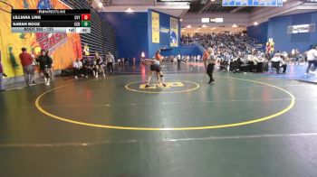 125 lbs Cons. Round 2 - Lilliana Ling, Cumberland Valley vs Sarah Booz, Concord