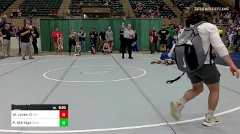 91 lbs Round Of 16 - William R. Jones Lll, The Storm Wrestling Center vs Ryder Aldridge, Georgia