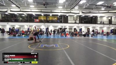 133 lbs Quarterfinal - Eugene Barrientes, Adrian vs Zack Parisi, Chicago