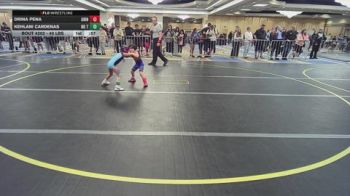 40 lbs Quarterfinal - Drina Pena, Grindhouse WC vs Kehlani Cardenas, No Team