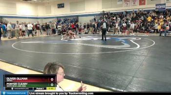 152 lbs Cons. Round 2 - Porter Cleary, White Bear Lake Area vs Oliver Ollman, Anoka