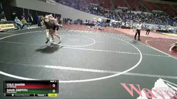 4A-170 lbs Quarterfinal - Cole Shafer, La Grande vs David Griffith, Philomath