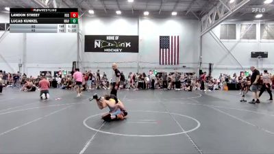 92 lbs Round 1 (4 Team) - Landon Street, Rattlers Siggy Style vs Lucas Kunkel, Mavericks