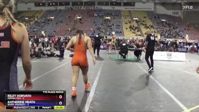 124 lbs Placement Matches (16 Team) - Rose Kaplan, Indiana Tech vs Kadynce Axelson, Baker University