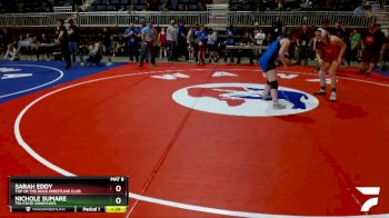 185 lbs Semifinal - Sarah Eddy, Top Of The Rock Wrestling Club vs Nichole Sumare, Tri-State Grapplers
