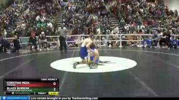 113 lbs Cons. Round 3 - Christian Meza, Sheridan vs Blaize Burrow, Thunder Basin High School