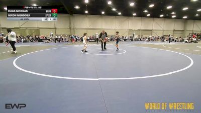 49 lbs Rr Rnd 3 - Elias Morgas, MOJO 9U vs Nixon Mendoza, Team Speed