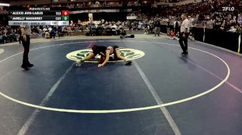 Girls 107 lbs Cons. Semi - Jarelly Navarret, Clovis vs Alexis Avis-Labus, Valencia