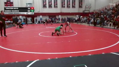 125 lbs Cons. Round 2 - Brayden Boyd, Corban University vs Sameul Valencia, Big Bend