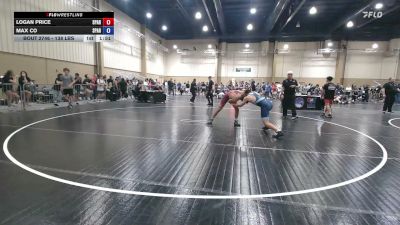 138 lbs Final - Logan Price, Spartan RTC @LHP vs Max Co, Spartan RTC @LHP