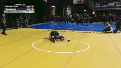 6A 157 lbs Champ. Round 1 - Luis Garcia, Clute Brazoswood vs Ali Dodangeh, Plano West