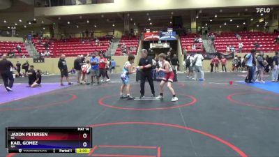 108 lbs Round 4 - Jaxon Petersen, NE vs Kael Gomez, NM