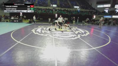 106 lbs Consi Of 8 #2 - Collin Comer, Gilbert vs Scott Doyle, Daniel