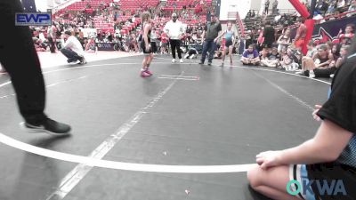 65 lbs Final - Riley Miller, Scrappers vs Kimber Byson, Sisters On The Mat Pink