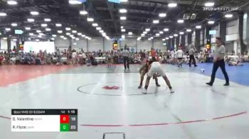 127 lbs Prelims - Deshonn Valentine, Young Guns White vs Patrick Flynn, Team Diamond Fish