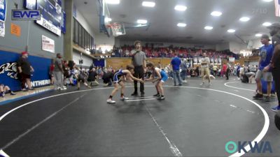 70 lbs Consi Of 4 - Caden Calhoun, Lions Wrestling Academy vs Cohen Tonubbee, Chandler Takedown Club