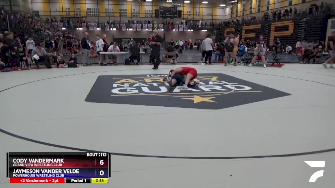 126 lbs Cons. Semi - Cody Vandermark, Grand View Wrestling Club vs ...