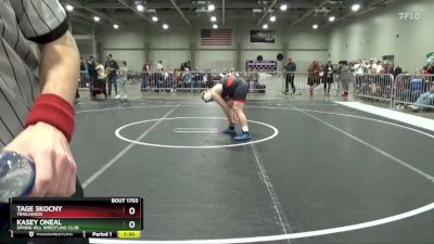 215 lbs Champ. Round 1 - Tage Skocny, Trailhands vs Kasey Oneal, Spring Hill Wrestling Club