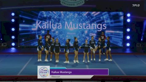 Wescon - Kailua Mustangs [2024 Oahu Pop Warner Show Cheer 2 Jr. Varsity Medium Monday] 2024 Pop Warner National Cheer & Dance Championship