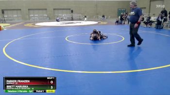 84 lbs Finals (2 Team) - Parker Franzen, Buffalo vs Brett Maruska, Fosston-Bagley Brawlers