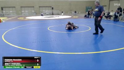 84 lbs Finals (2 Team) - Parker Franzen, Buffalo vs Brett Maruska, Fosston-Bagley Brawlers
