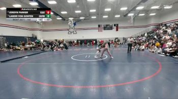 140 lbs 1st Place Match - Landri Von Gonten, Conroe Woodlands College Park vs Jordyn Parker, Frisco Centennial