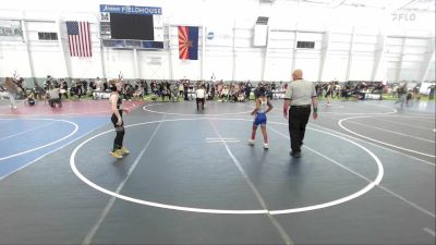 78 lbs Semifinal - Azyah Rice, Inland Elite Wrestling Club vs Carter Wood, Iron Co Wrestling Academy