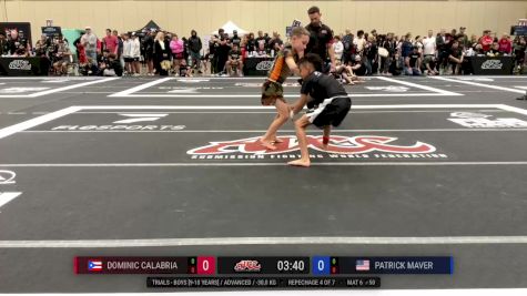 Dominic Calabria vs Patrick Maver 2025 ADCC Orlando Open/Youth Trials