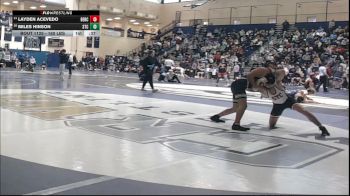 160 lbs Consi Of 16 #1 - Layden Acevedo, Berks Catholic vs Miles Hinson, St. Christopher's School