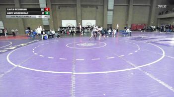 155B 1st Place Match - Caylii Rickmann, Seckman vs Abby Moorehead, Lincoln East