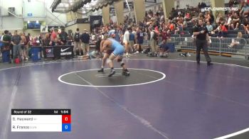 60 kg Round Of 32 - Drake Hayward, Team Wisconsin vs Ryan Franco, Clovis North