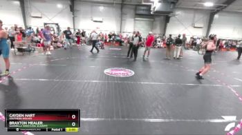 145 lbs Semifinal - Cayden Hart, Southern Wolves vs Braxton Mealer, Guerrilla Wrestling Academy