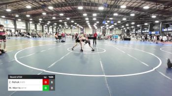 113 lbs Round Of 64 - Zach Rehak, Quest School Of Wrestling Black vs Mike Morris, MetroWest United Black