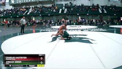 285 lbs Champ. Round 1 - Jordan Greer, Ohio vs Charles Hastriter, Oregon State