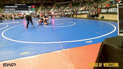 105 lbs Consi Of 16 #1 - Cade Kreamer, Prodigy Elite Wrestling vs Colt Bartel, Stout