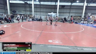 105 lbs Cons. Round 6 - Levi Fitzsimmons, Legacy Wrestling Academy vs Colton Storey, Silver Valley Wrestling Club