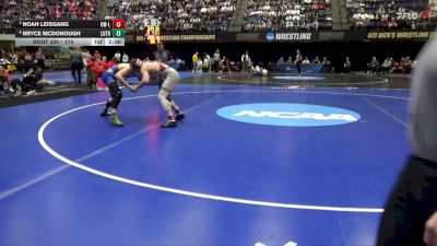 174 lbs Semifinal - Bryce McDonough, Luther vs Noah Leisgang, Wis.-La Crosse