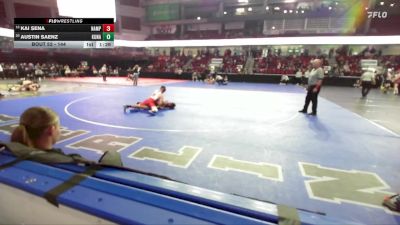 144 lbs Champ. Round 1 - Kai Sena, Nampa vs Austin Saenz, Kuna